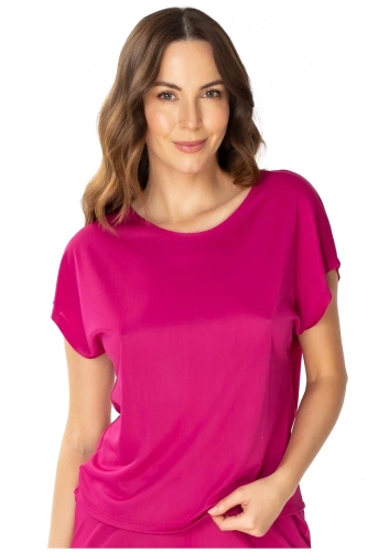 86683 Larisa Pyjamabluse Möwe Fuchsia