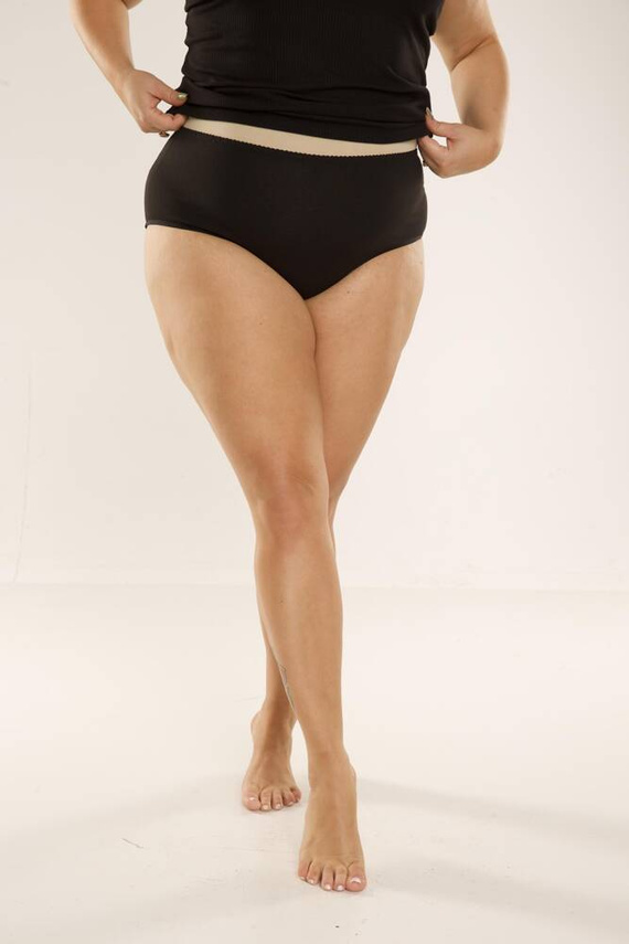 018 Sara Hochgeschlossener Slip De lafense - schwarz