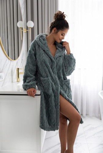 Grethen Sensis Damenbademantel – Khaki