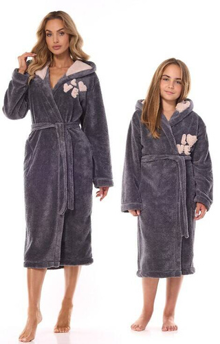 2434 LO L&L Kinderbademantel – Onyx