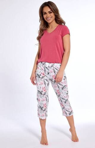 668/313 Isabel Damen-Pyjama Modal Cornette rosa