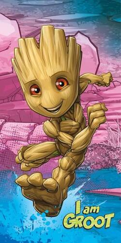 Groot „I am groot“ Kids25 Strandtuch Jerry Fabrics