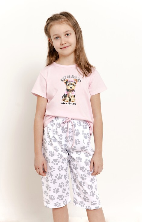 3388, 3389 Pixie Pyjama für Mädchen Taro – rosa