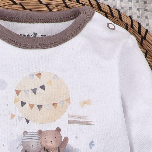 Nini Baby-Bluse 100% Bio-Baumwolle – Hergestellt in Polen