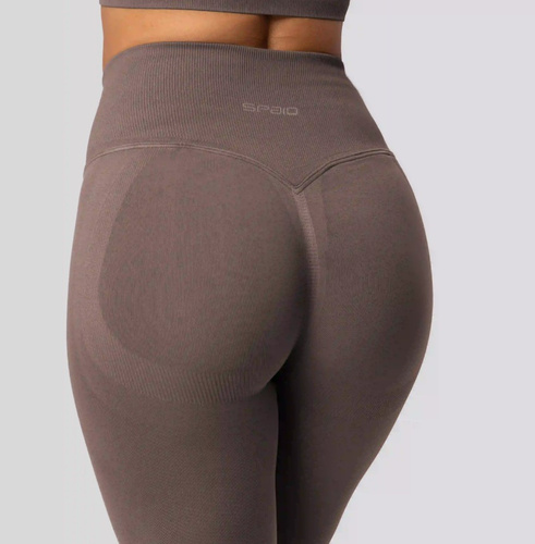 Push-up Leggings Spaio PRO High Waist blickdicht formend taupe