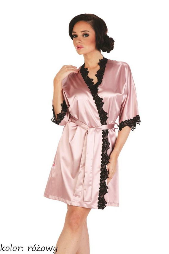 929 Kleoree Damenbademantel De Lafense - rosa