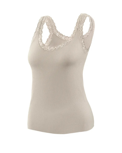 Damen Top Sesto Senso 6109 Spitze nahtlos elastisch bequem sabia