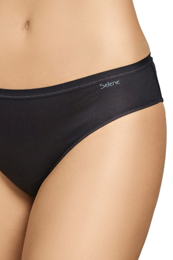 Figi bikini Selene 400 schwarz 2er-Pack klassische Baumwolle