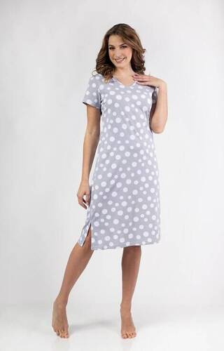 157 Regina Nachthemd – Grau