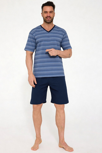 Cornette Various 330/51 – Herren Pyjama aus Baumwolle mit Shorts
