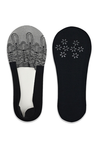 SN049 Noviti Damen-Ballerinas – Schwarz