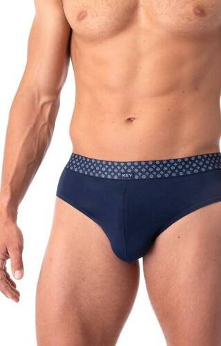 MPP 231 Bamboo Herren Slips 2er-Pack Key - Marineblau-Oliv