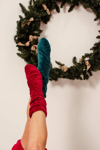 553/554 Wellsoft Smooth Schlafsocken De Lafense - grün