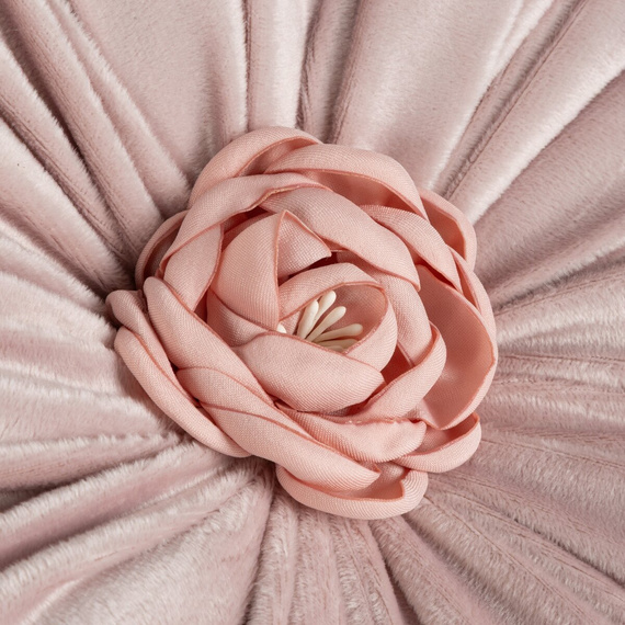 Dekokissen Flores Eurofirany Blume Ø40 cm pink