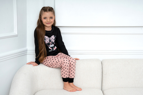 Bonilla Mädchen Schlafanzug Italian Fashion - schwarz/print 