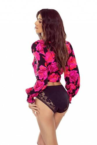 5029 Frida Damen-Slip Lapinee - schwarz
