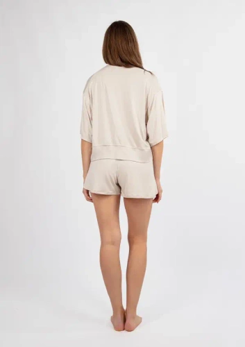 DK-K-B19 Damen-Bambusset Dkaren – ecru