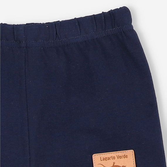 KAR-0041/GRA Mädchen-Leggings Lagarto Verde – Marineblau