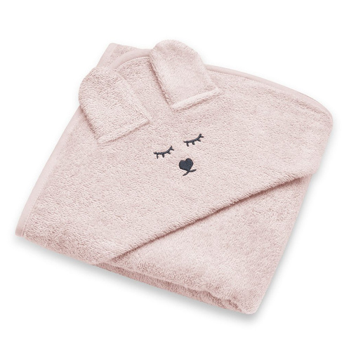 Yosoy Bambushandtuch mit Ohren – Puderrosa