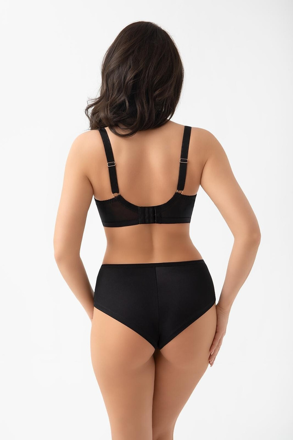 B 020 Lori Gorsenia Brazilian Slip Schwarz Mikrofaser Unsichtbar Unter der Kleidung