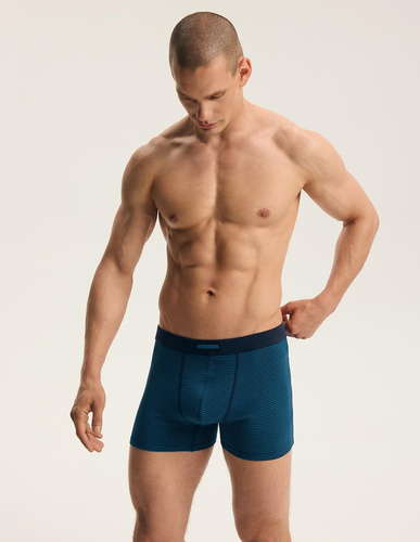Henderson 44562 Bell Herren Boxershorts 2er-Pack aus Baumwolle mit breitem Logobund
