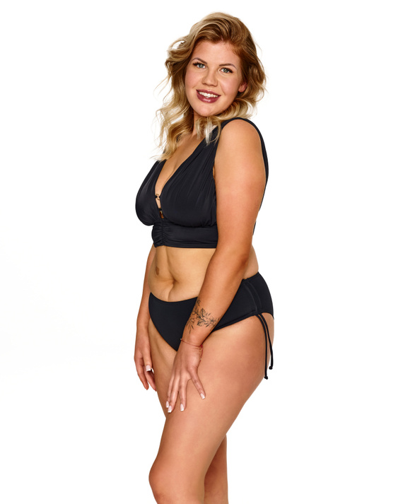 Bikinihose Bahama Lupoline schwarz mit Bändern verstellbar