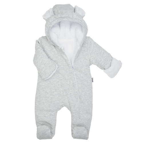 219270 Isolierter Willy-Trainingsanzug Clown Nicol – grau mit Schlaufe und Ohren