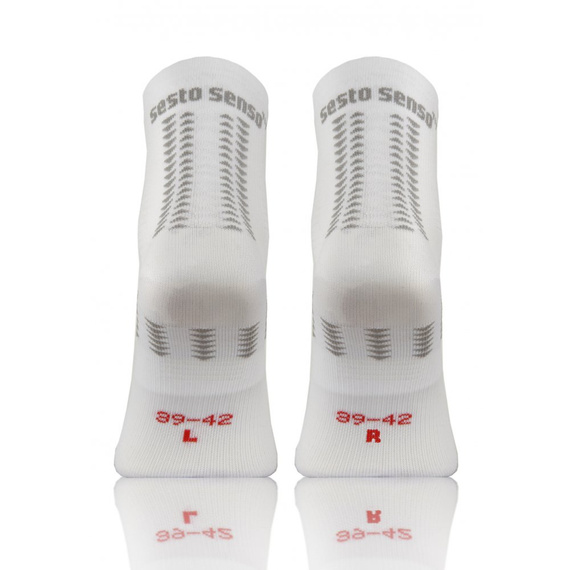 SKB01 Sportsocken Universelle Sportsocken Sesto Senso weiß-rot