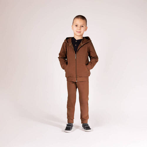 169546 Nicol Sweatshirt mit Kapuze – braun