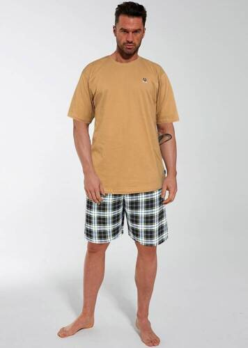 326/183 Nature III Herrenpyjama Cornette honig