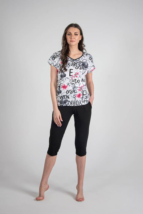 676 Soled Ladies' Pyjamas Forex - weiß