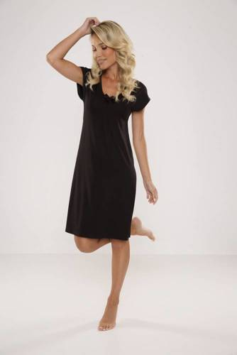 870 Visa De Lafense Nachthemd - schwarz