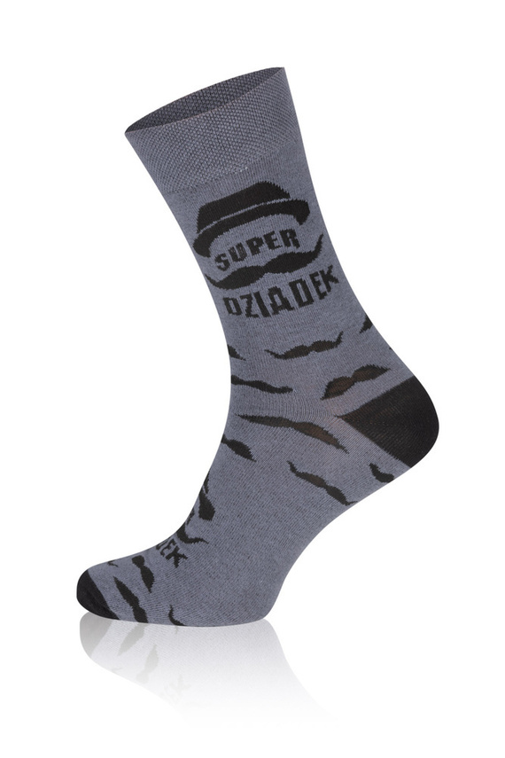 M40D Super Grandpa Lange Socken Italienische Mode - graphit