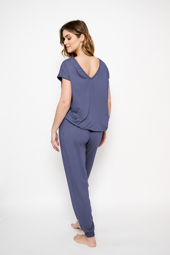 Paramo Damen Jumpsuit Italienische Mode - blau