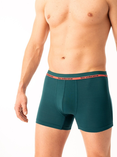 Herren-Boxershorts Key MXH 287 grün – Bambus, weich und luftig