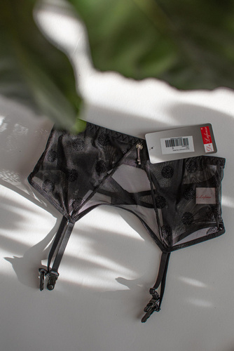 741 Yolanda Strumpfgürtel De Lafense- schwarz