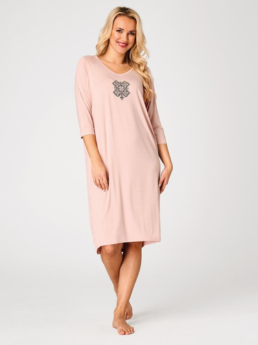 Damen Nachthemd Key LND 731 apricot aus Viskose