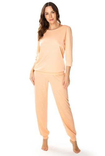 86665 Izabell Damen-Trainingsanzug Mewa Aprikose