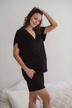 schwarze Bluse
