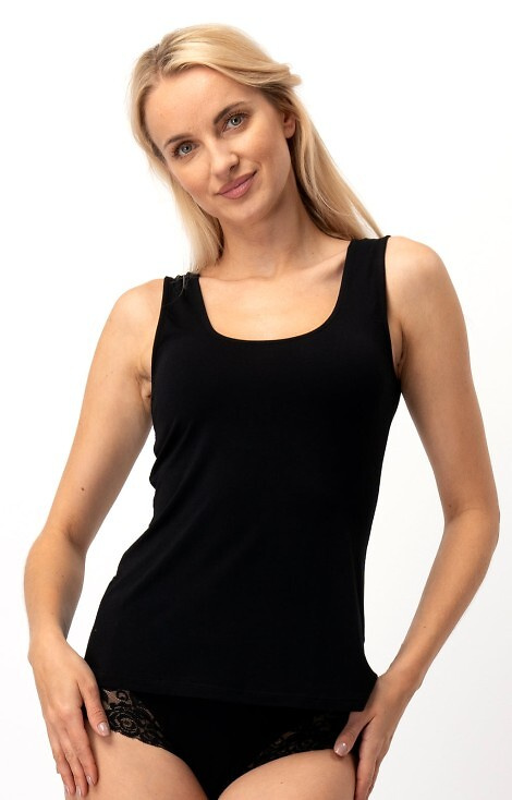 LVS 001 Bamboo Key Baumwoll-T-Shirt – Schwarz