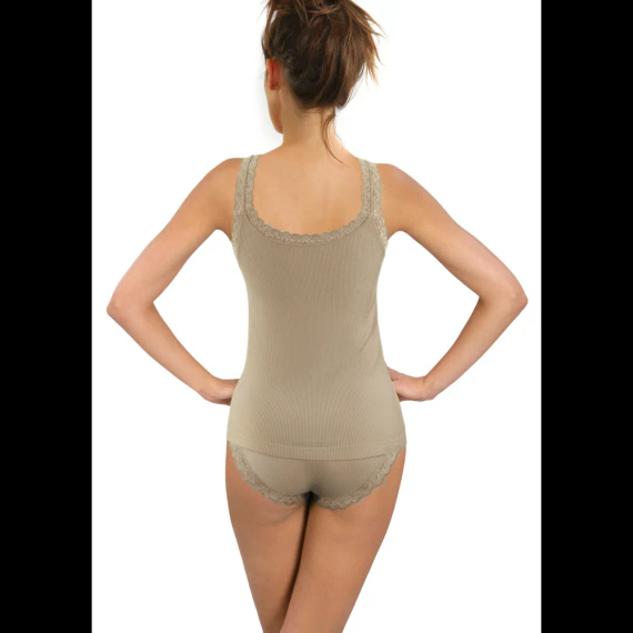 Damen Top Sesto Senso 6109 Spitze nahtlos elastisch bequem sabia