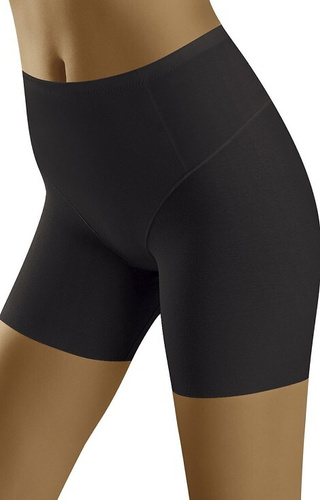 Eco-Oh Wolbar Damenshorts schwarz – formend, Baumwolle mit Elasthan, schlankmachend