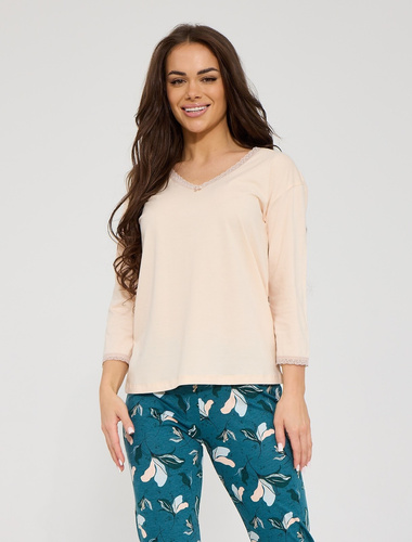 Damen-Pyjama Cornette Ester 1107/506 100% Baumwolle 3/4-Arm 7/8-Hose