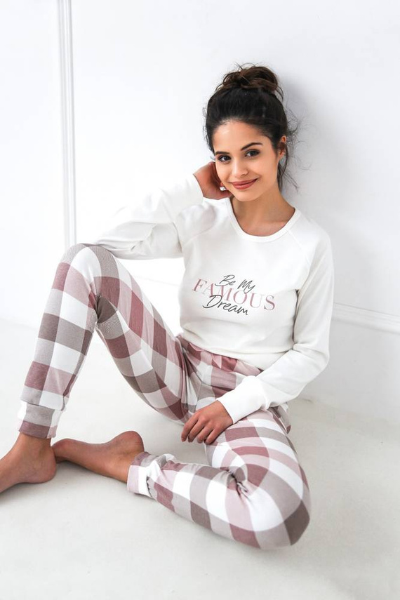 Joselyn Damen Schlafanzug Sensis Interlock - creme