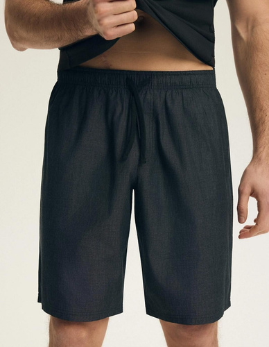 Henderson 44608 Post Herren-Pyjama Schwarz 100% Baumwolle Kurzarm