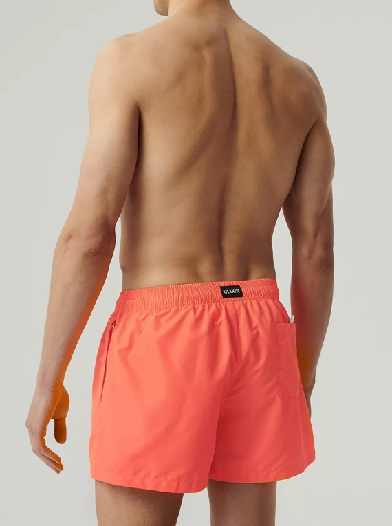 KMB-222 Atlantic Herren-Badehose – Neonkoralle