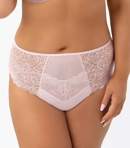 Slip Gorsenia Daria F009 Beige – hoher Bund, Spitze, bequem