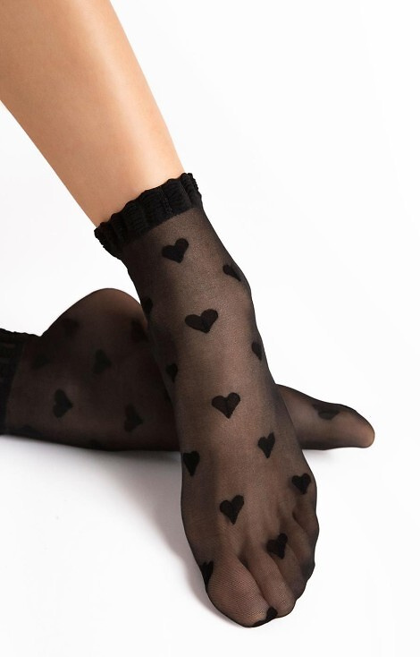 G 1189 Kokoro Socken 20den Fiore schwarz