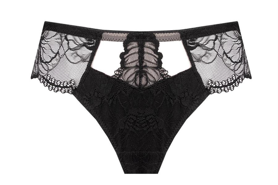 Slip Unikat Belem schwarz Spitze bequem elegant Alltag