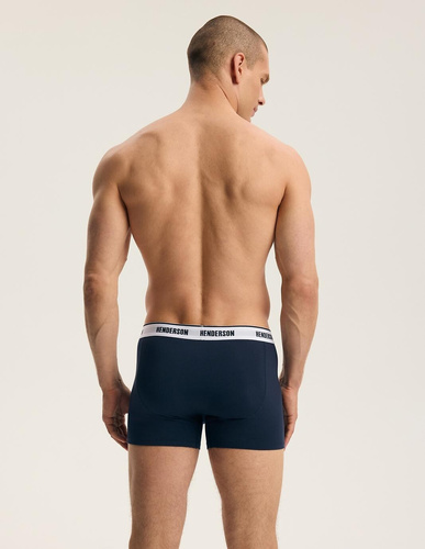 Henderson 45476 Free Herren Boxershorts 2er-Pack Baumwolle mit breitem Logo-Bund